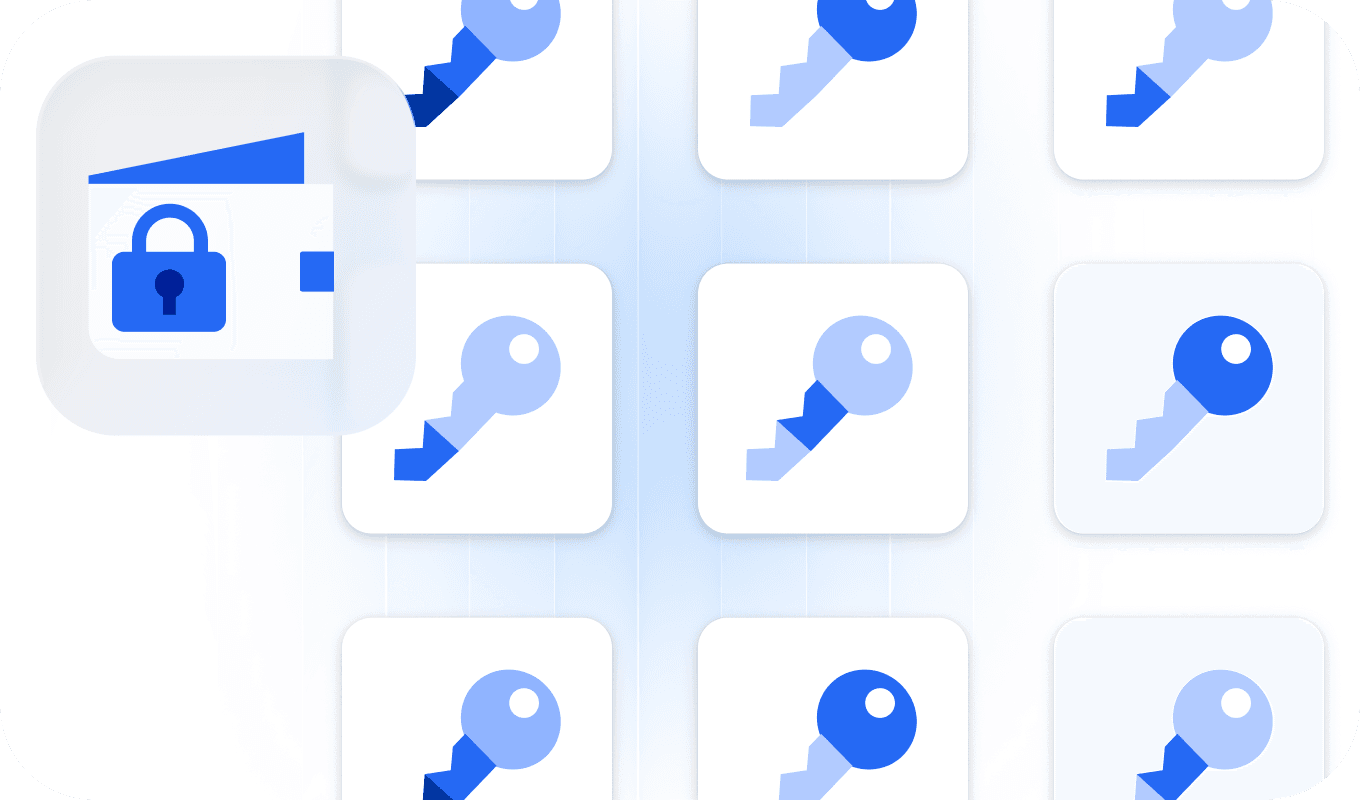 나누어 보관하여 더 안전하게,
자산 보호의 정점